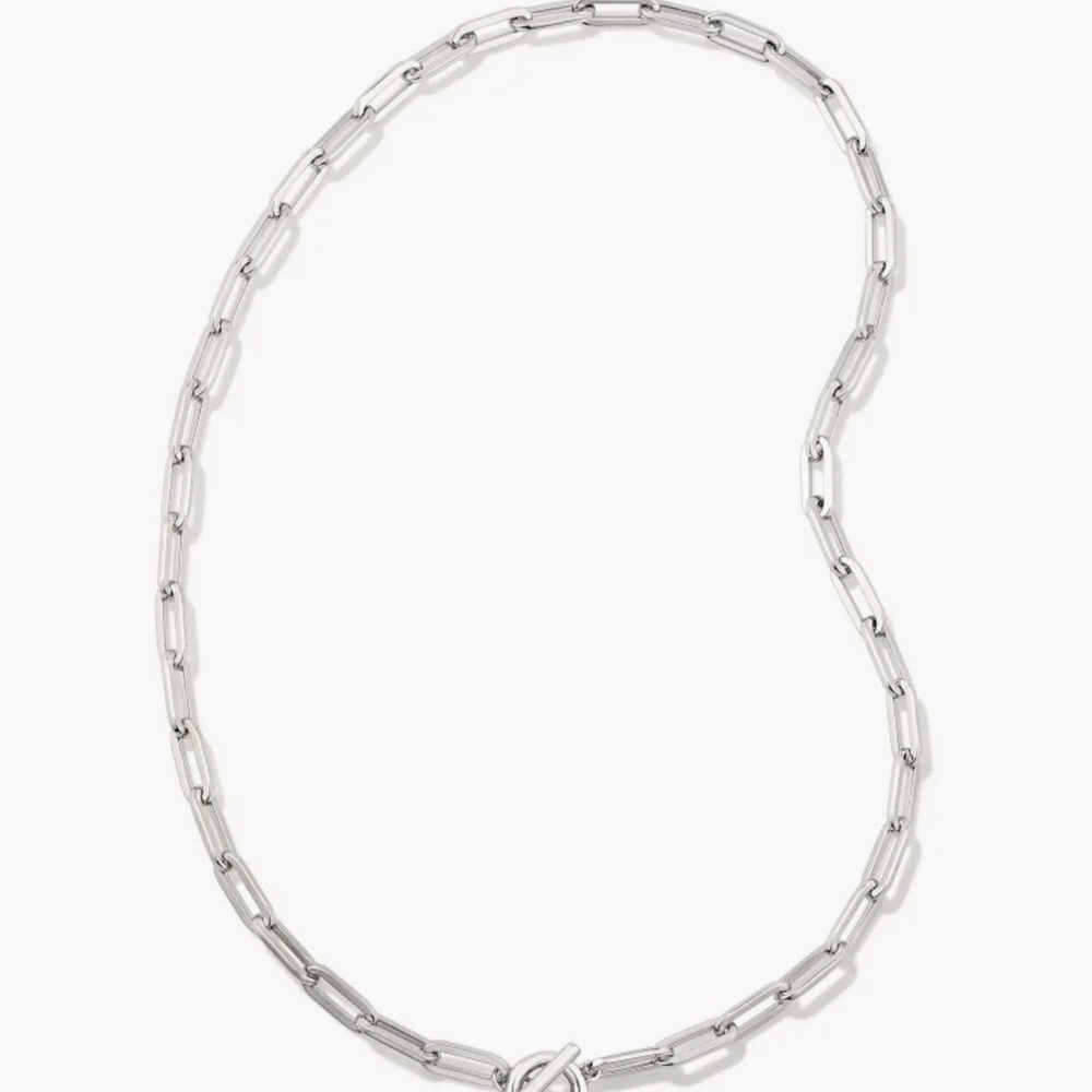 Brielle Convertible Medallion Chain Necklace in Silver Kendra Scott